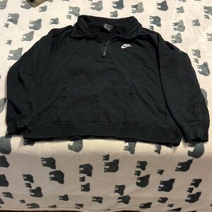 Nike woman’s Black Zip-Up Sweater
